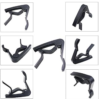 Capo de guitare pour guitares acoustiques et électriques, alliage de zinc(Le noir) - Les Beatles, Paul McCartney, John Lennon, RIngo Starr, George Harrison Capo de guitare pour guitares acoustiques et électriques, alliage de zinc(Le noir) – Image 6