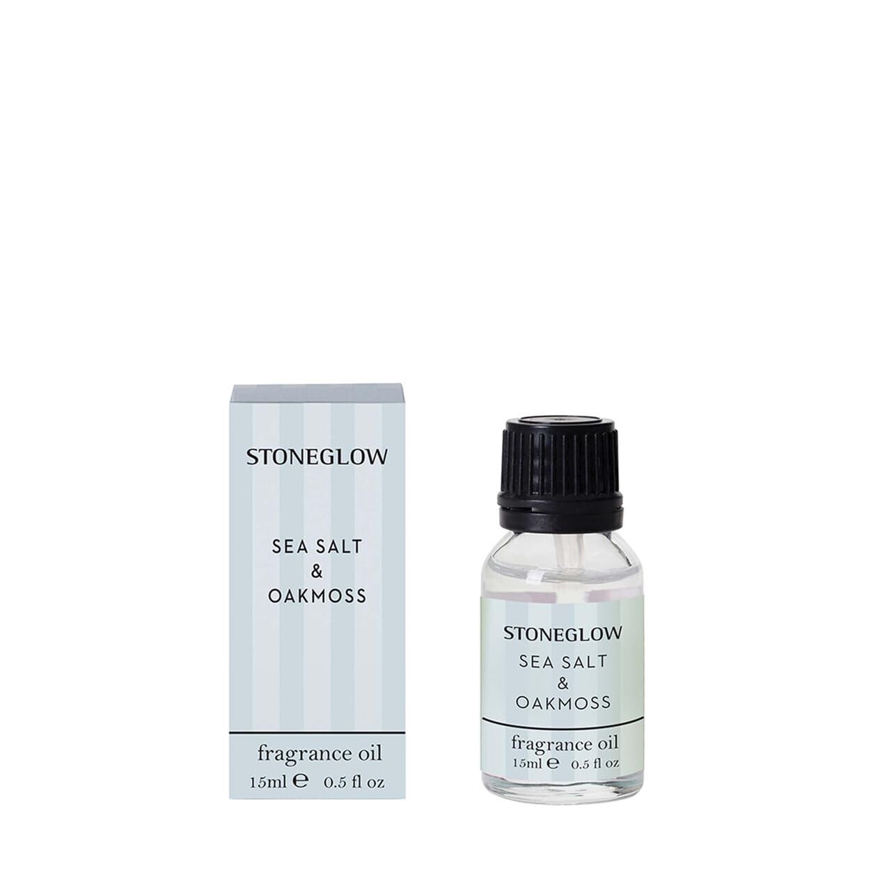 Stoneglow Modern Classics Collection - Sea Salt & Oakmoss 15ml Scented Fragrance Oil - (Blue)