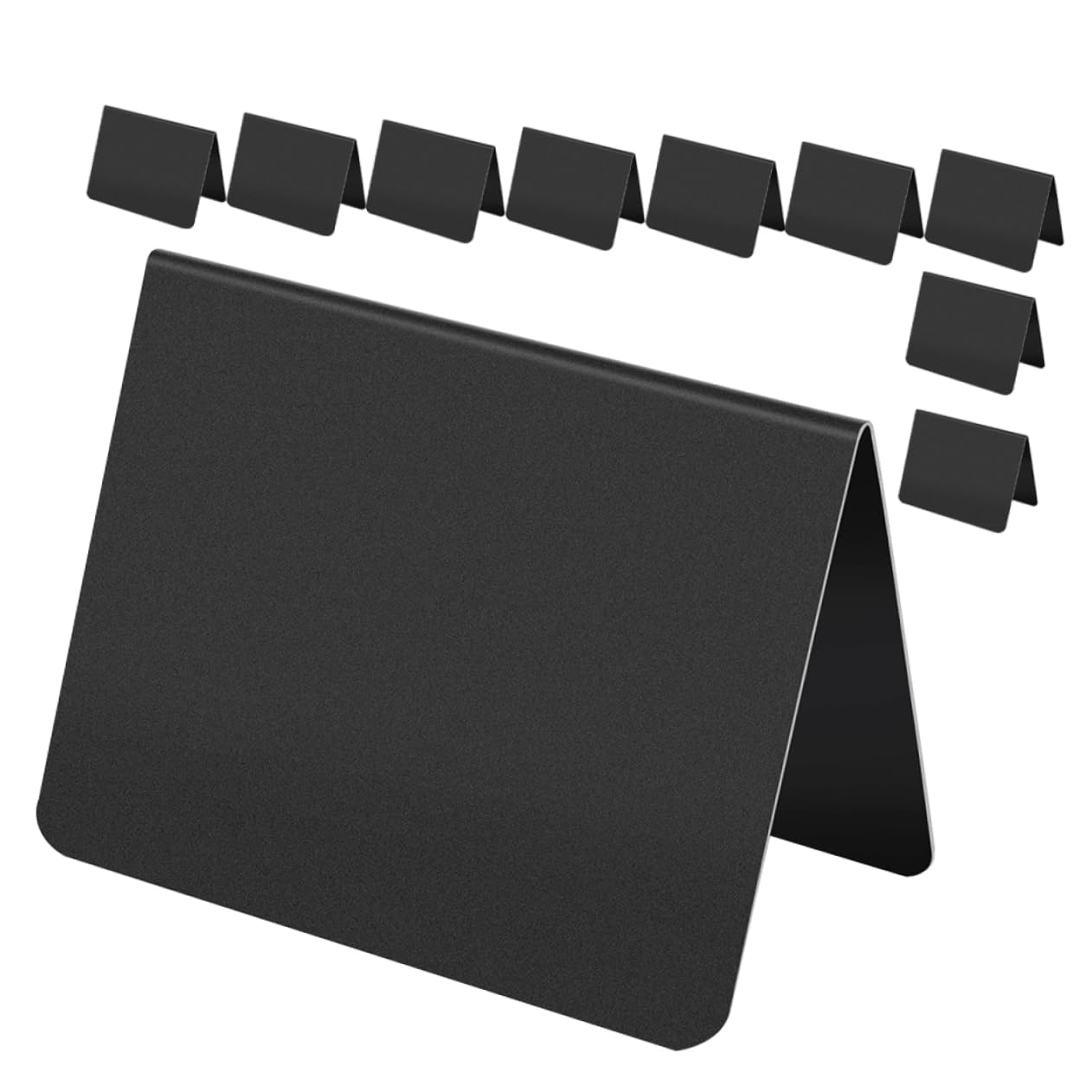 ARTIBETTER 5 Series De Pizarra Escribir Letrero De Pizarra Pizarras Pequeñas Tablero De Tiza Mensaje Pizarras Para Restaurante Signos De Menú De Polivinilo Negro 15 Piezas X 5
