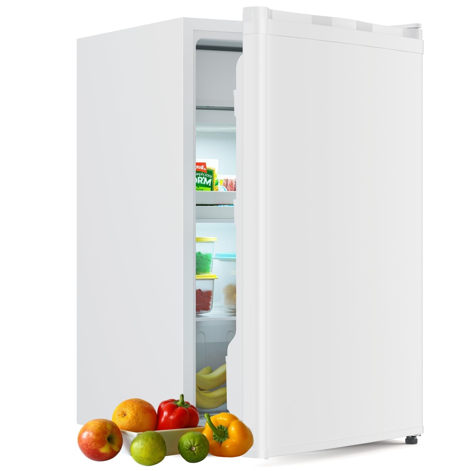 ChicHabitat 4.3 cu ft Compact Fridge White