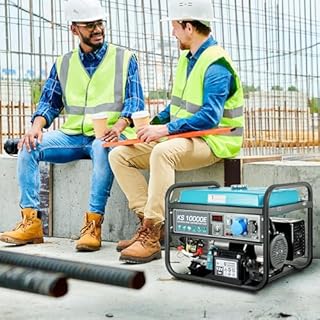 KS 10000E petrol outdoor generator with a maximum power of 8000W, manual/electric start, 1x16A, 1x32A (230V), low oil level indicator, overload and short circuit protection, 100% copper winding.…