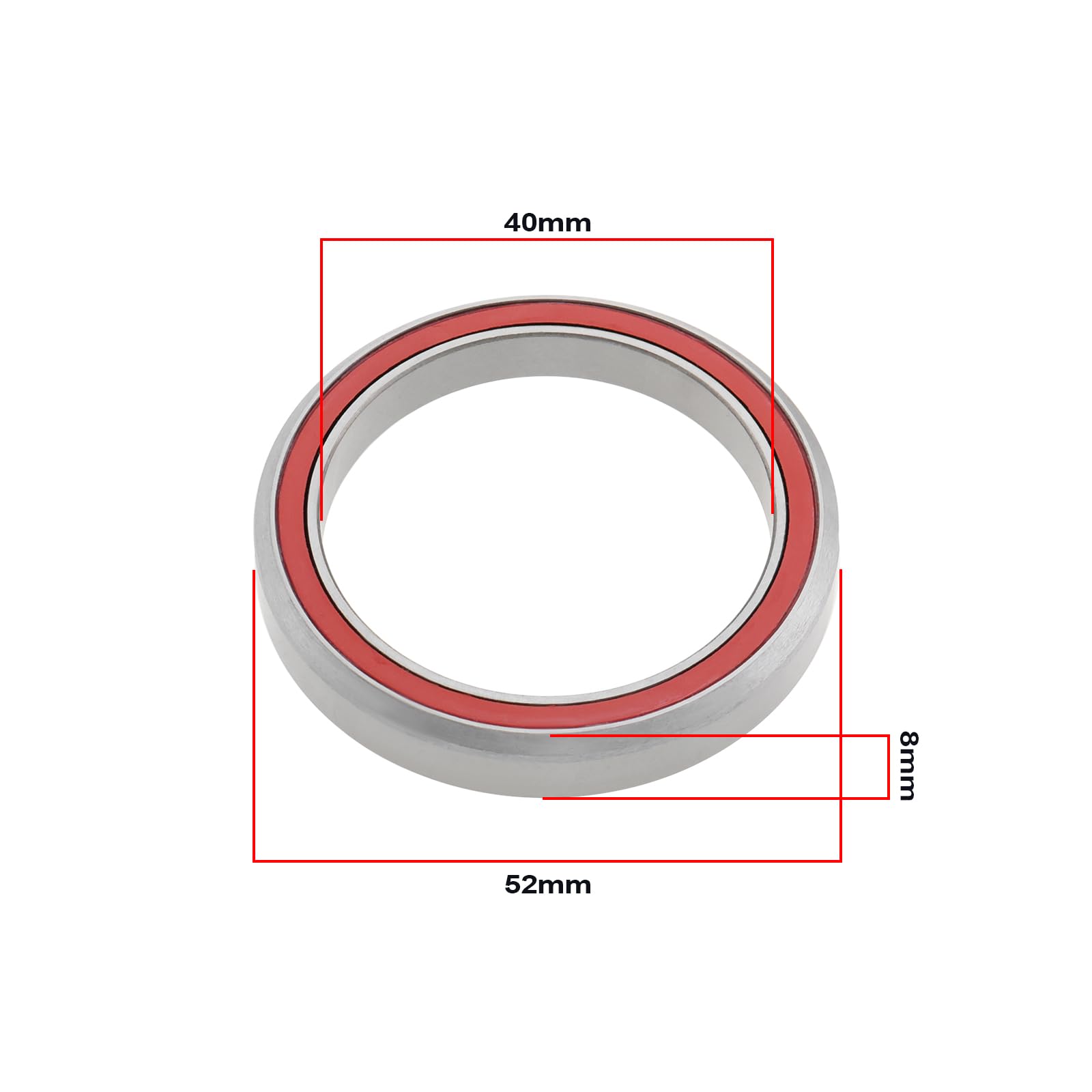 EMSea 1Pc Bicycle Headset Bearing 40x52x8mm 45 Degrees Bearing Steel for Most Specially Bicycle Headset ACB4052H8 MH-P16H8 ACB52 - Image 4