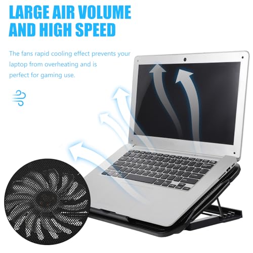 Base ajustable para portátil con ventilador de refrigeración miniatura 7