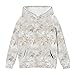 BXJX Camo Hoodies for Teen Girls Long Sleeve Oversized Graphic Sweatshirts Camouflage Print Tops Trendy Tween Girl Winter Outfits hoodies for teen girls camo White 9 Years