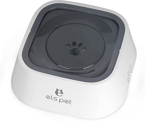 Miniatura 1 de Vech Cuenco de agua para perros, alimentador de agua para mascotas sin salpicaduras, cuenco flotante para vehículos, fuente de agua para gatos sin