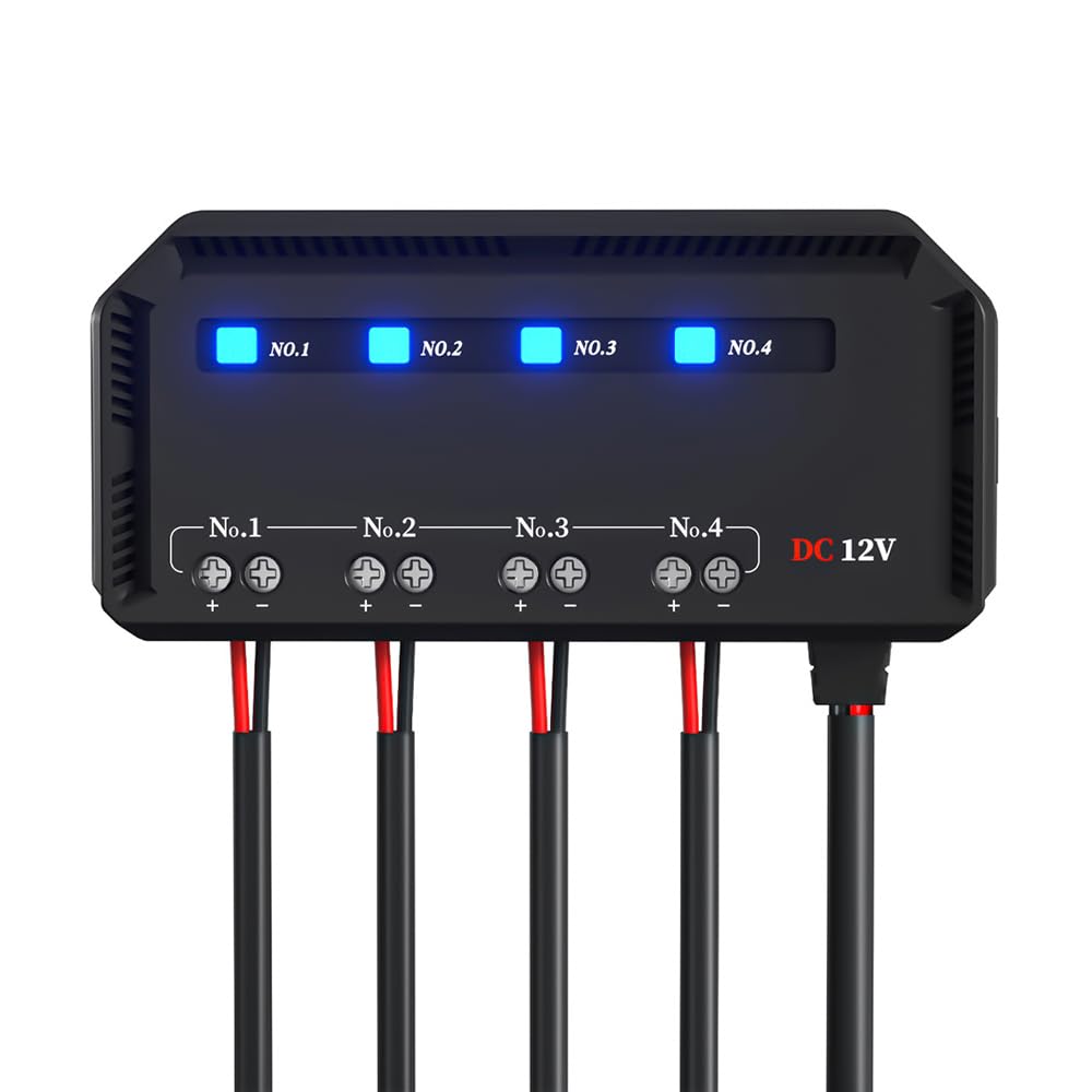 Boîte à fusibles 12 V avec voyants lumineux, connecteur rapide, boîte à fusibles pour motos, voitures, phares, navigation, support de téléphone, chargeur de voiture