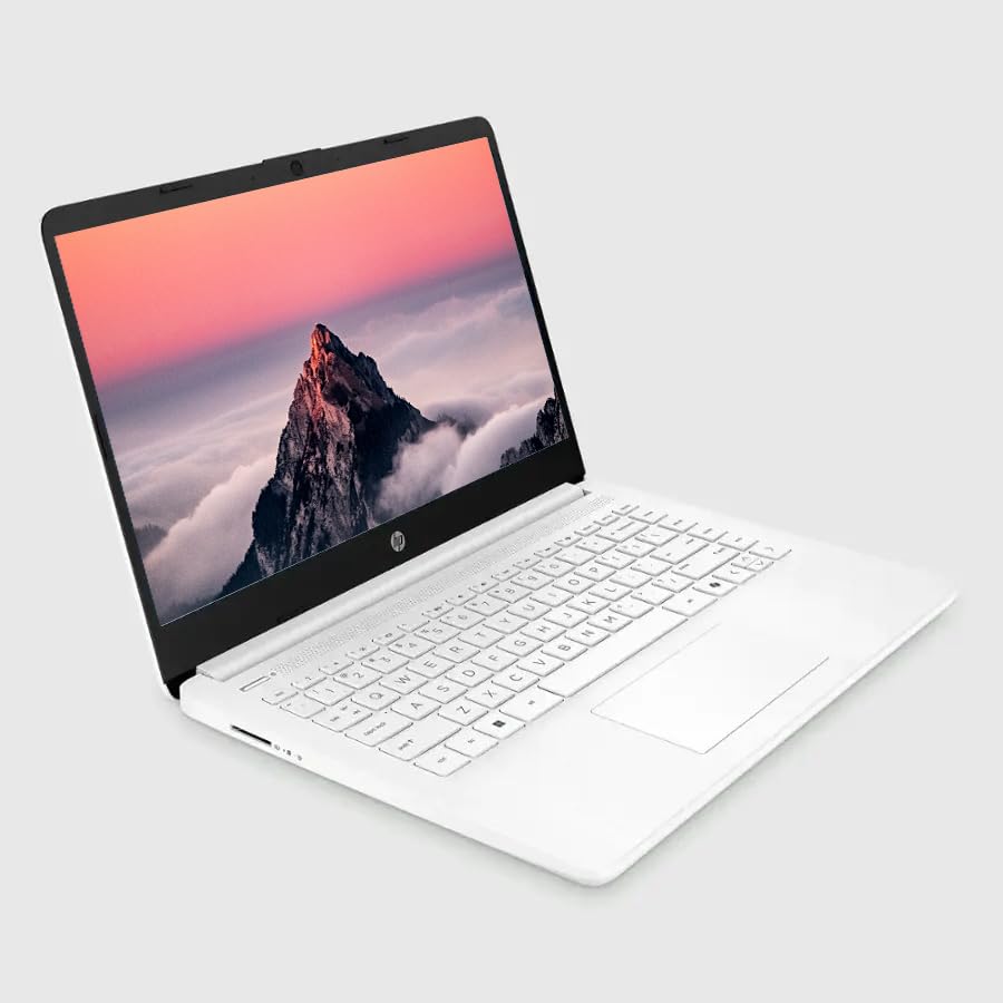Image of Plus.ERA Customized Laptop, Created Using HP 14 inch Business & Student Laptop with 1 Year Office 365, Dual-Core Intel Processor, 4GB /8GB /16GB RAM, 256GB /512GB /1TB SSD, Windows 11, Snowflake White