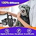 Teptec Smallest & Lightest Anti Bark Collar/Training Collar for Small Dogs 5-15lbs, with Shock, Vibration, Sound 3 Modes, Rechargeable, 99 Adjustable Levels, Black(Not Auto Collar)