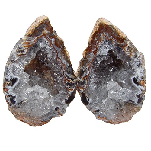 Achat Geode PAAR aufgeschnitten, poliert A* Qualität Größe *S* ca. 30-40...