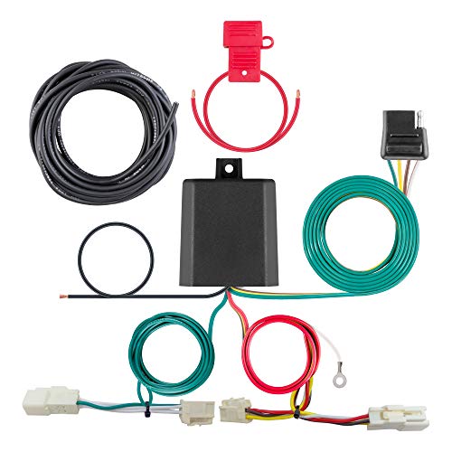 CURT 56454 Vehicle-Side Custom 4-Pin Trailer Wiring Harness, Fits Select