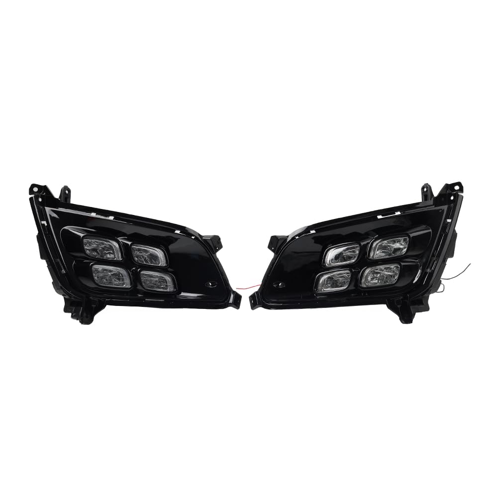 CNxinn10 2 Pcs Daytime Running Lights Front Fog Light Driving Lamps ABS for KIA Optima K5 14-2015