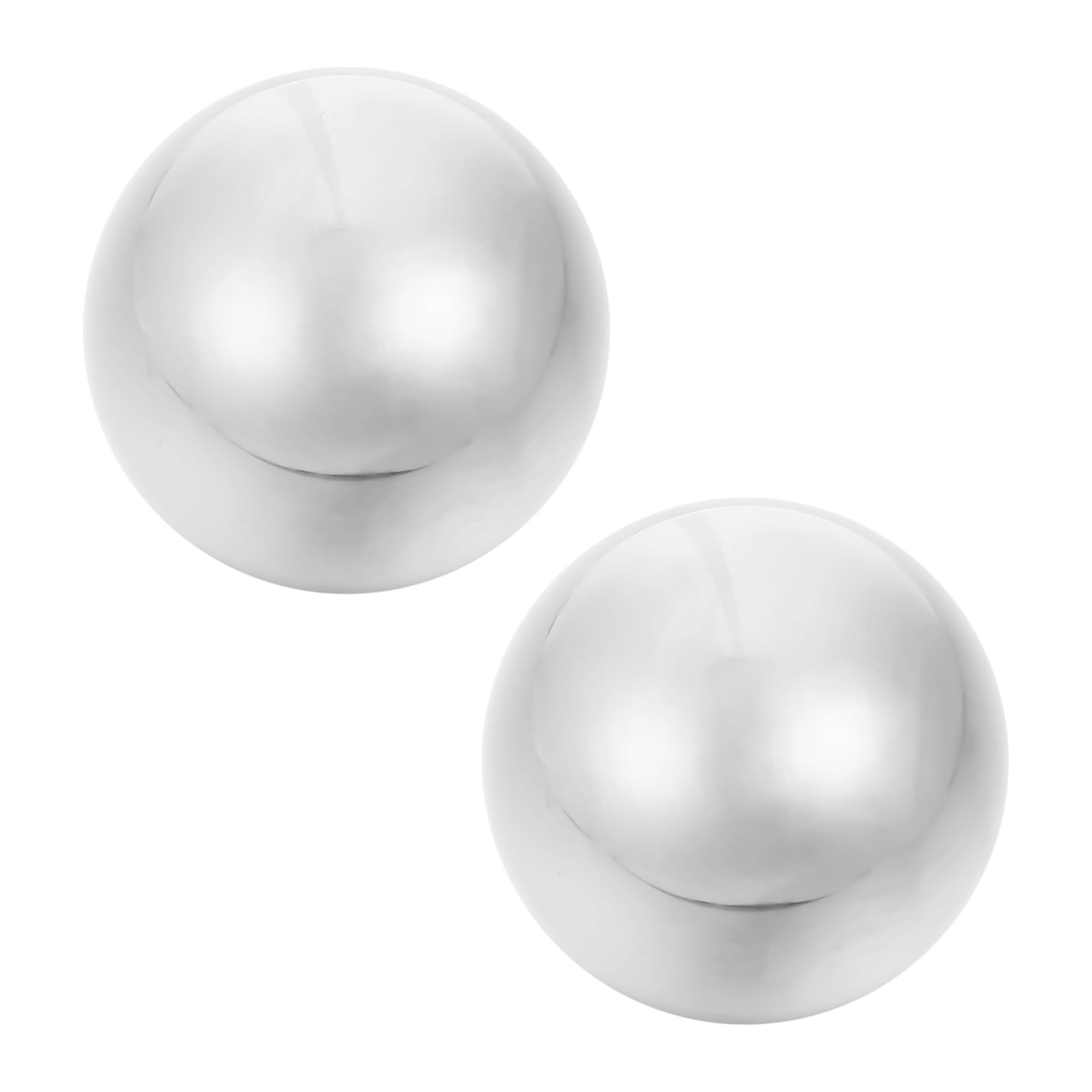 TOVINANNA 2pcs Stainless Steel Ball Guitar Cloth Massage Balls Chinese Relaxing Ball Hand Exercise Balls Plaything Hand Held Back Massager Portable Urinal for Men Sport Toys Solid Baoding