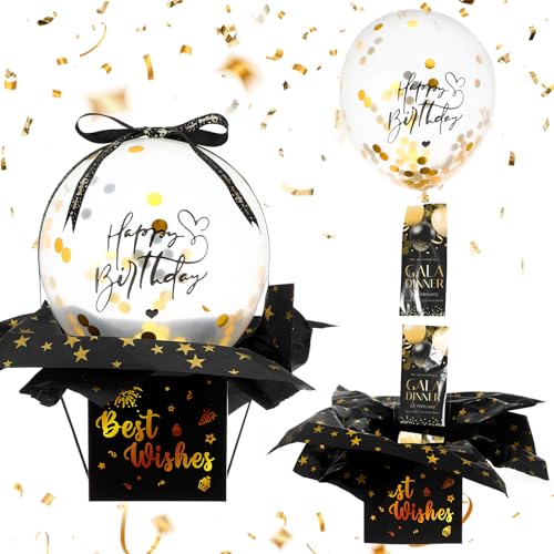 Happy Birthday Money Box Cash Gift Pull for Any Age Money Gift Box