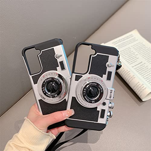 Étui en cuir rétro 3D premium noir compatible avec Samsung Note 20 - 4