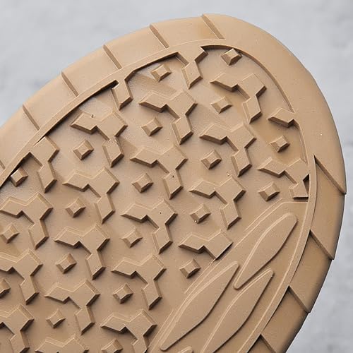 Breathable Summer Shoes and ls Made of Mesh for Men Retro High Shoes Men Khaki4