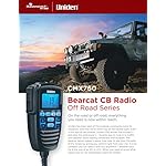 Uniden CMX760 Bearcat Off Road Series Compact Mobile CB Radio, 40-Channel Operation, Ultra-Compact for Easy Mounting, Large 7-Color Backlit LCD Display on Mic with Built-in Speaker Mic, Black - Image 3