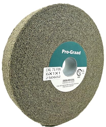 EXL Deburring Wheel 6" x 1" x 1", 7S Fine, 11131