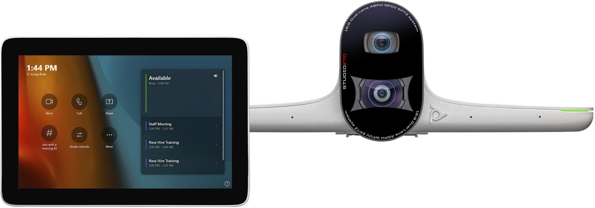 Poly Studio E70 4K Camera con VESA Mount & GC8 Touch Controller (rinnovato)