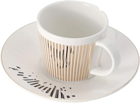 Mug loanword Mirror Reflection Coffee Cup Plate Luxury Afternoon Tea Set Running Mug Mugs