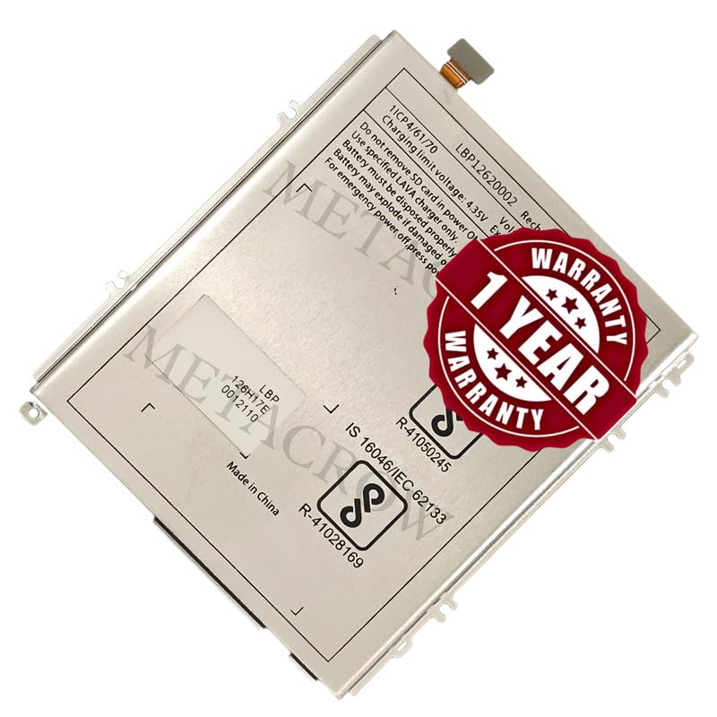 Image of Original LBP1260002 Battery Compatible for Lava R1 - (2620mAh) - 1 Year Warranty JK1