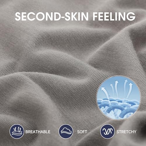 BAMBOO COOL Men's Pajama Bottoms Soft Comfy Breathable Lightweight Sleepwear Lounge Pajamas Shorts with pockets 2 Pack2