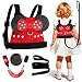 Lehoo Castle Toddler Leash for Walking, Toddler Safety Harnesses Leashes, Safety Harness for Kids, Anti Lost Wrist Link Safety Wrist Link for Toddlers Minnie