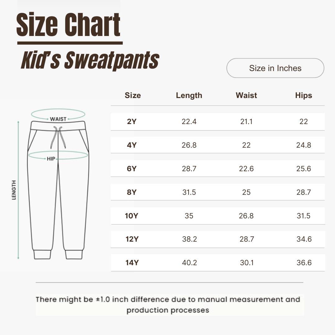 Macorner Personalized Sweatpants, Cartoon Print Dinosaur Cotton Pants Drawstring Elastic, Pants for Toddler Baby Boy Clothes