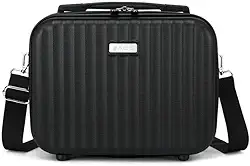 Frasqueira de Viagem Maleta Necessaire Mala De Mão Bordo (Preto)