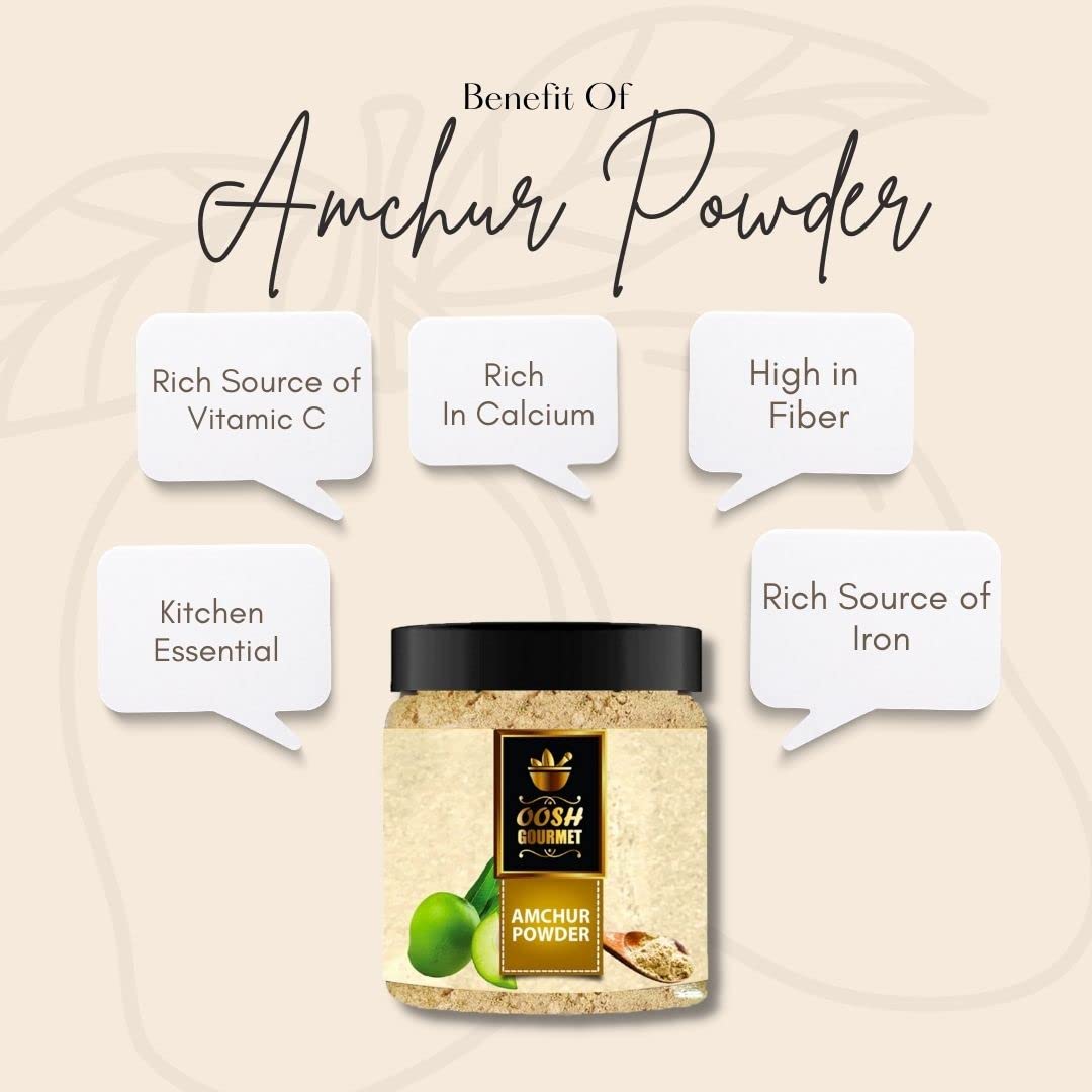 OOSH Amchur Powder 500grams Jar/Dry Mango Powder | Cooking Essential | Kitchen Essential | Amchoor Powder | Khatai Powder - Image 3 thumbnail