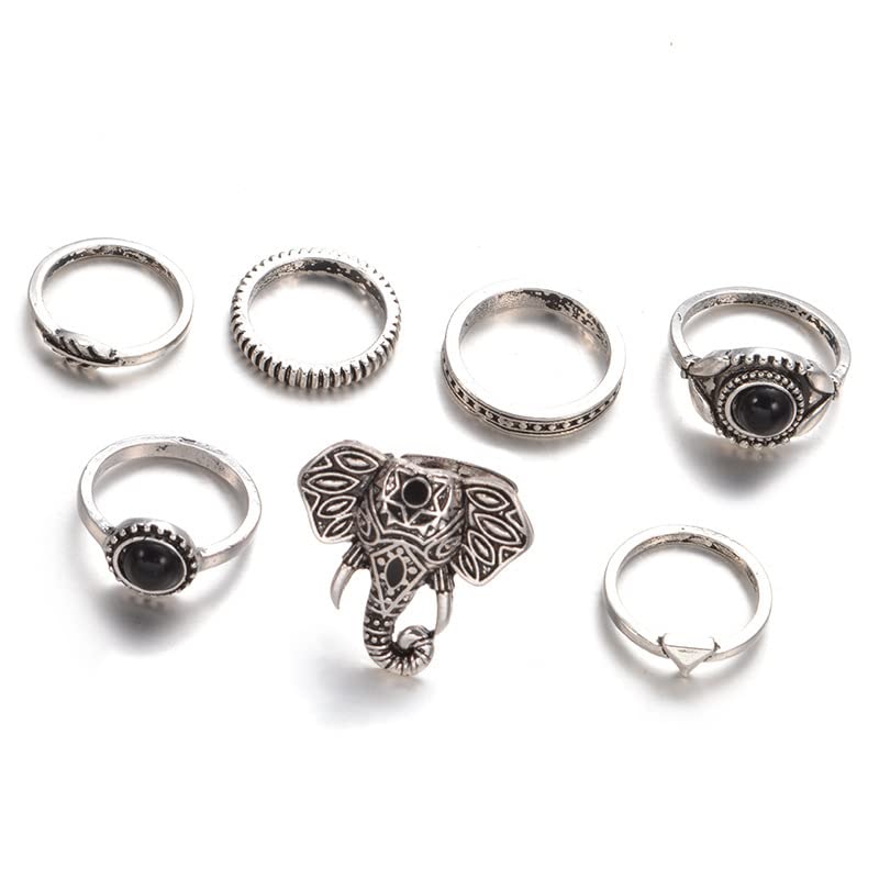 Scintillare By Sukkhi Gorgeous Oxidised Ring Combo for Women (B0BQJJ7Q2H) Amazon Price History, Amazon Price Tracker
