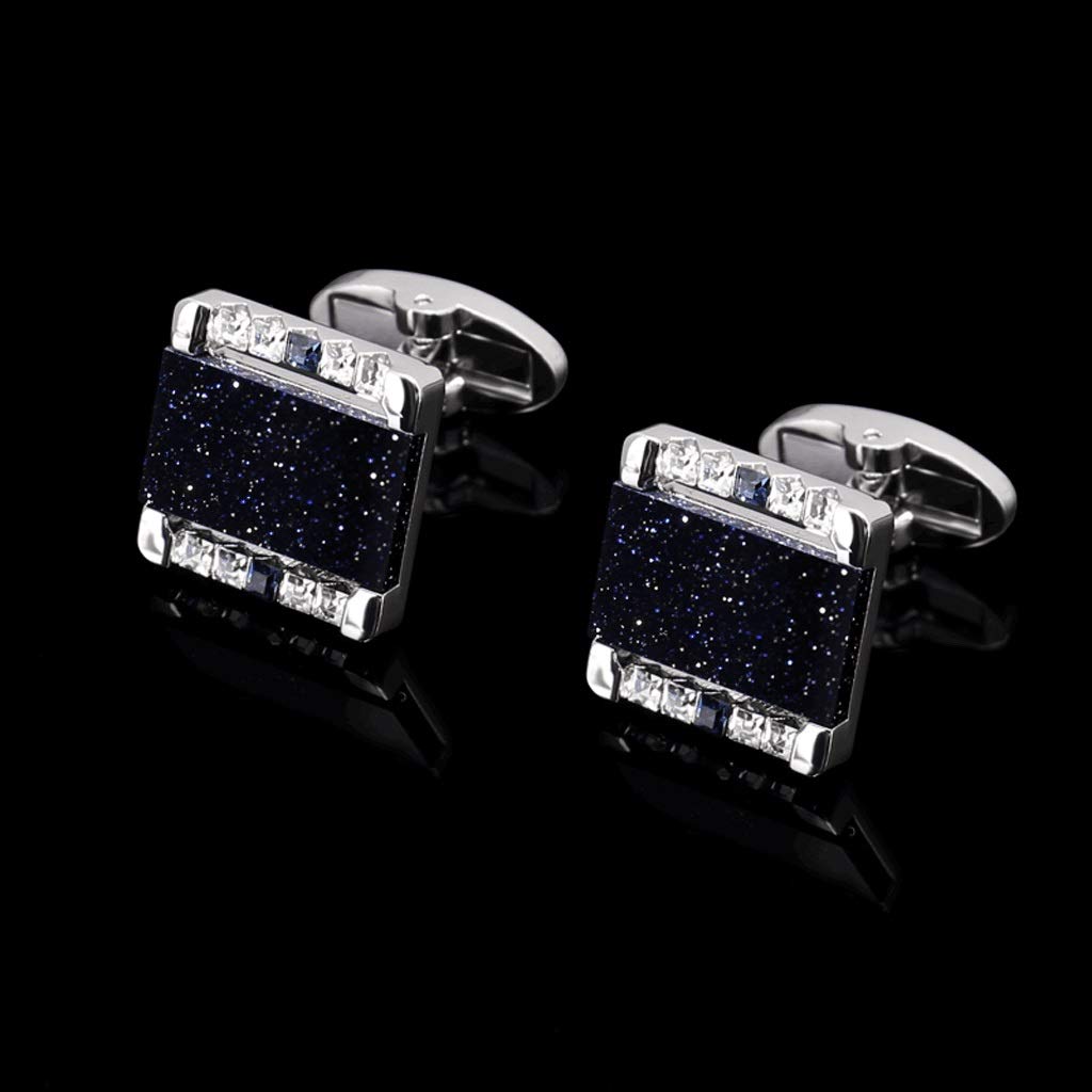 CCBUY L'esplosione della Moda con Gemelli per Camicia con Strass Gemelli Quadrati smaltati Quadrati Gemelli francesi di Alto Livello Accessorio Perfetto per Camicie