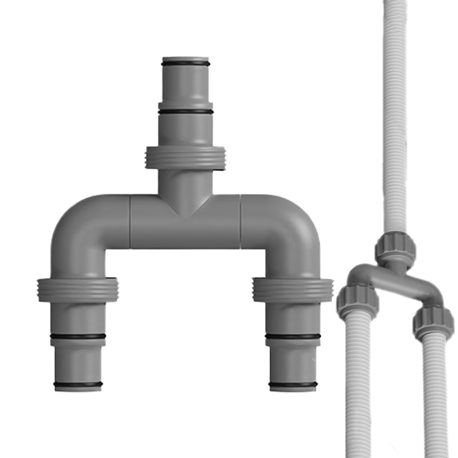 Wlikmjg Pool Hose Coupling, Pool Filter Adapter, Replacement Parts, Spa Accessories, Maintenance Fittings and Connection Accessories for Most Pool Types