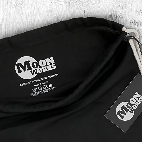 MoonWorks® Money Bag Sac de Gym avec Symbole de Dollar Taille Unique Dollar 2 Natur