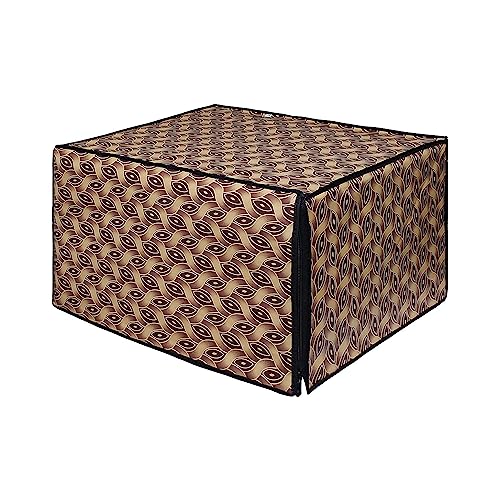 Image of DREAM KING Stylish Design & Printed Microwave Oven Cover Full Closure |waterproof & Dustproof Oven Cover Suitable for All Models - Multicolour SA73