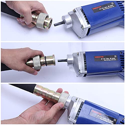Bizoepro Hand Held Power Concrete Vibrators 13000 Vpm Electric Concrete Vibrator 800W 3/4 Hp Handheld Construction Portable Pencil Concrete Vibrabrater #TOP6