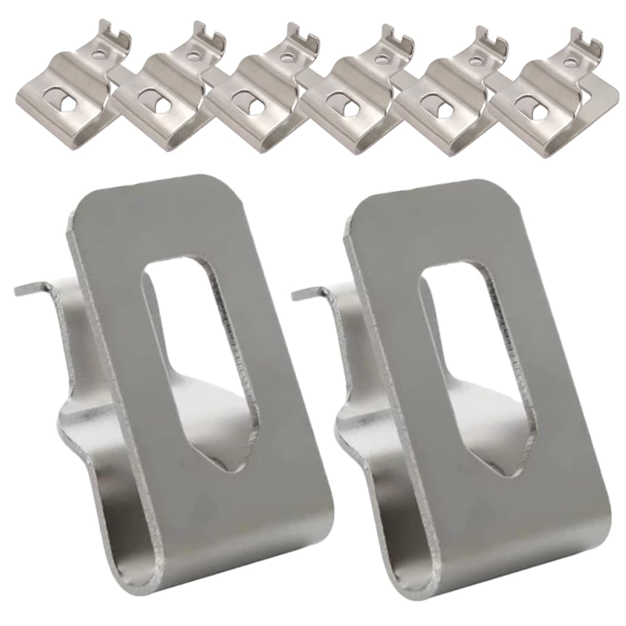 SHINEOFI 3 Ensembles Boucle De Taille De L'outil Électrique Bretelles De Ceinture À Outils Ceinture Porte-Foret Clé Porte-Ceinture Crochet De Ceinture À Outils Acier Inoxydable 8 Pièces * 3