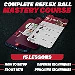 Champs MMA Boxing Reflex Ball Set with Punch Counter App | 4 Balls with Varying Weights, Headband & 4 Spare Strings to Improve Speed, Hand Eye Coordination Training | Boxing Equipment, MMA Gear Gift - Image 5