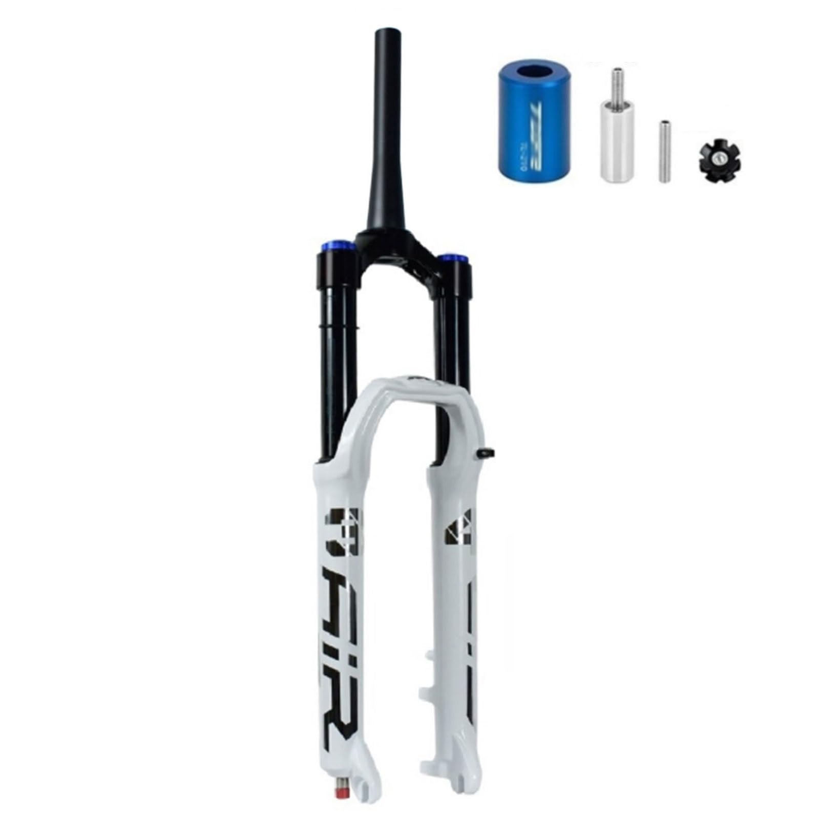 HOMSXPAC Aluminum Alloy 26/27.5in Air, 140mm Travel Disc Brake 9mm Axle With Rebound Adjustment for XC/AM/FR/Mountain Bike