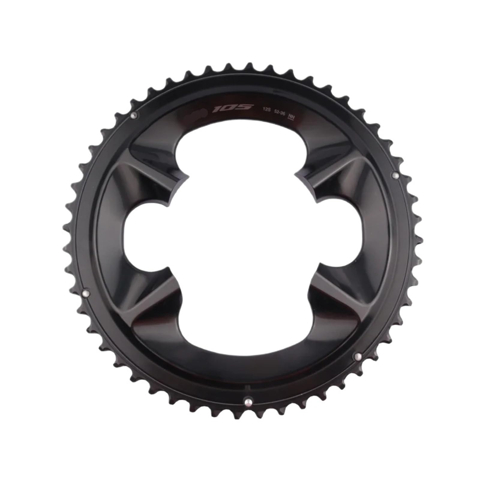 HKZRTUDS Compatible for SHIMANO 105 Di2 R7100 12-Speed Chainring CR-R7100 34T/36T/50T/52T Road Bike Parts,Part(Only 52T)