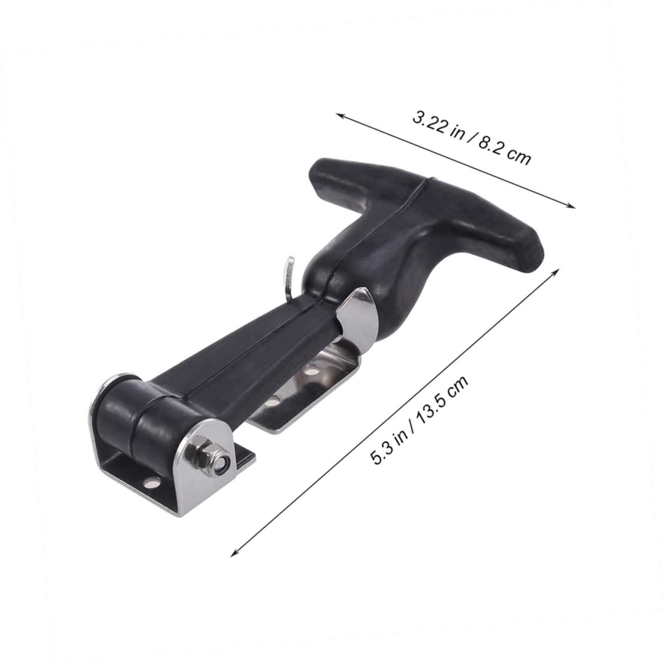 Mipcase Flexible T-Handle Latch Stainless Steel Rubber for Automotive Trucks Tool Boxes Engineering