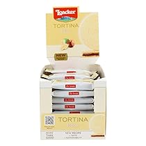 Loacker, Tortine Gran Pasticceria White, Tortine con Cuore di Crema alla Nocciola e Cialde Wafer, Ricoperte di Cioccolato Bianco, Merenda e Snack, 1 Confezione da 24 Biscotti Monoporzione