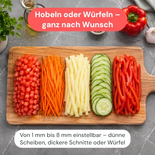 Fullstar Safe Verstellbarer 4-in-1 Mandoline Gemüsehobel für die Küche – Ansicht 4