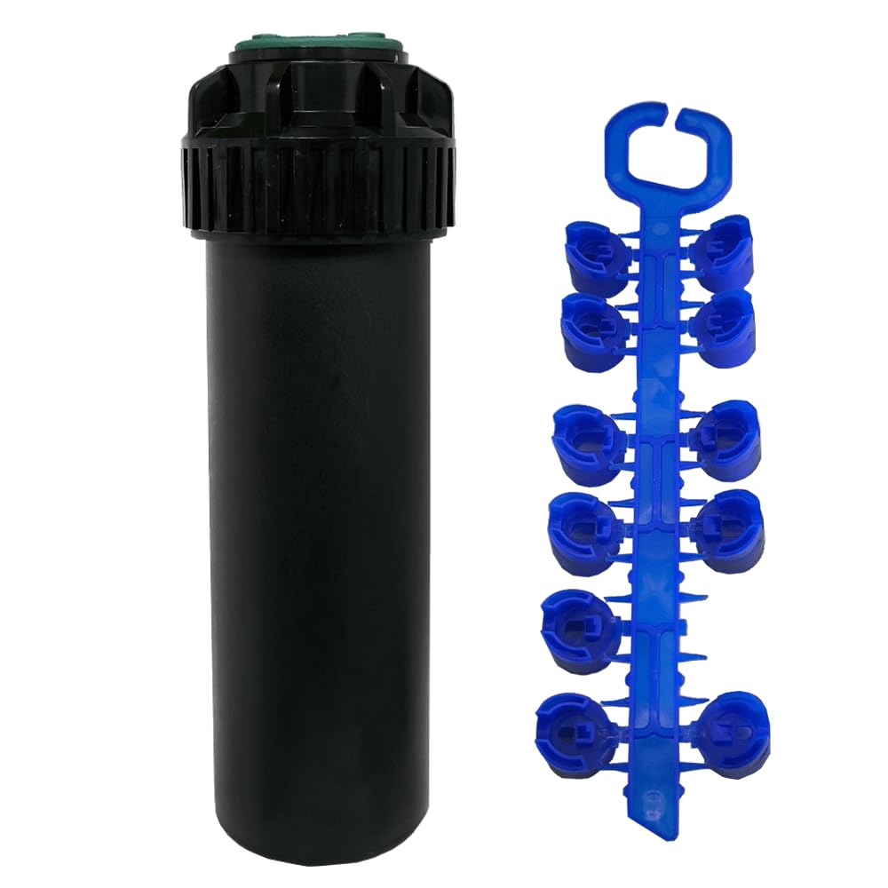 Riegopro Aspersor Riegopro RP-500 3/4" Hembra. Alcance 7,5-14 Metros. Incluye Juego de Toberas. Caja de 20 Unidades