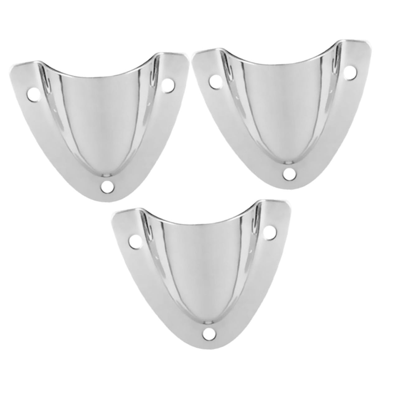 BCOATH Stainless Steel Ventilation Plate Durable Clamshell Vent Cover for Boats for Cabin and Engine Wire Cable Management Essential Boat Accessories