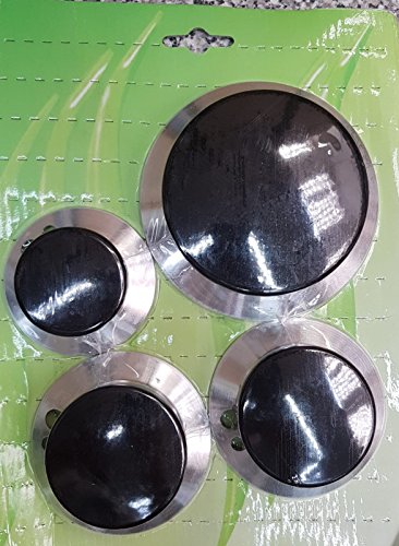 Kit bruciatori + cappellotti piattelli smeg 2 fori...