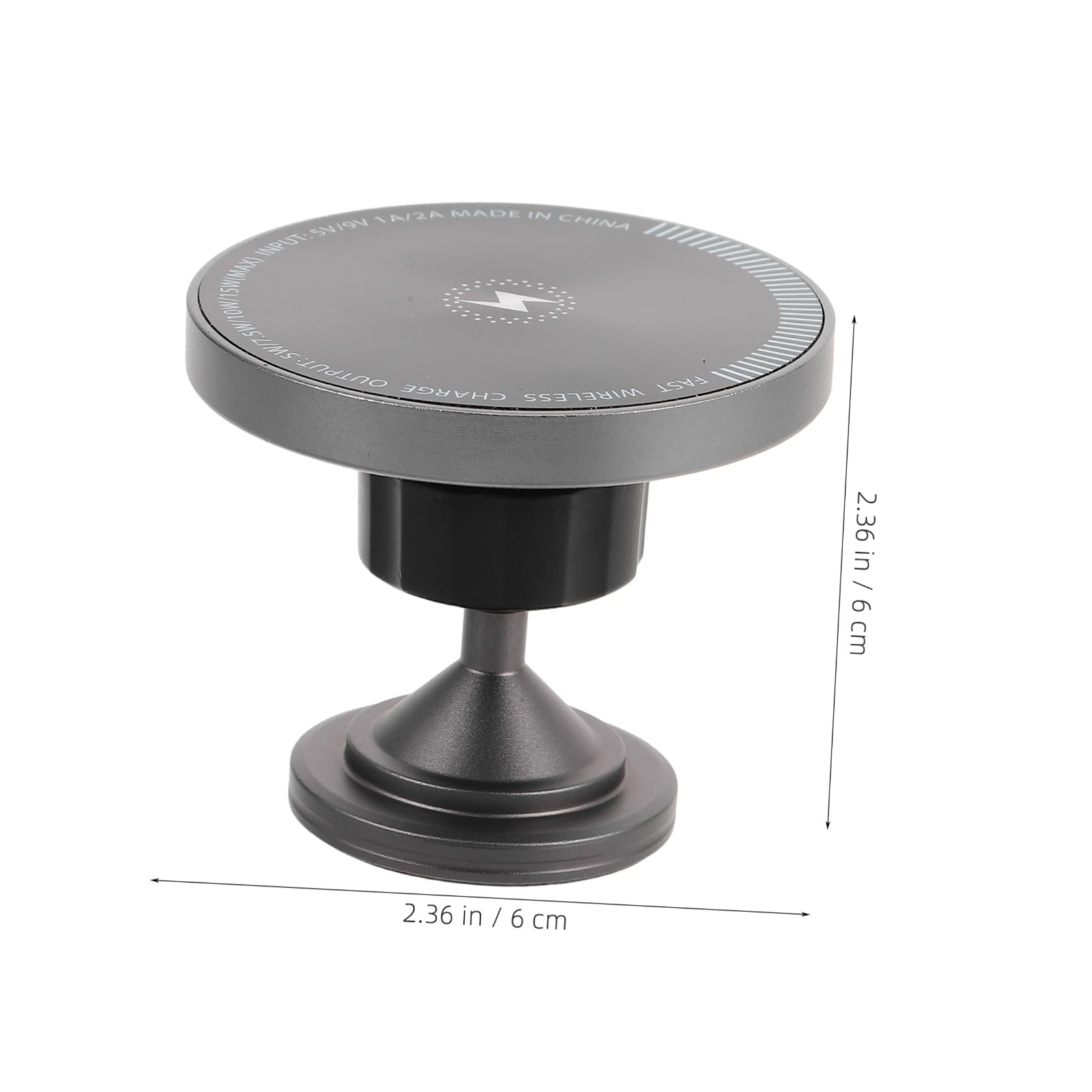 Caricatore Auto Magnetico Wireless 15w in Lega di Alluminio