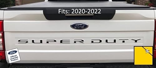Decal Mods Calcomanías superpuestas de letras para portón trasero de alta resistencia 2020-2022 (delgadas) compatibles con Ford F250 F350 F450