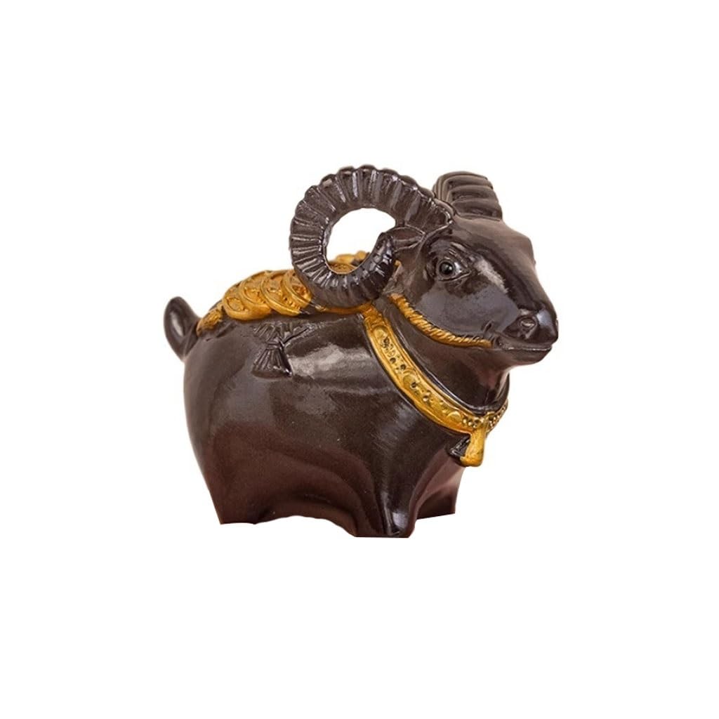 ENGENDER Kung Fu Tea Pet Creative Color Changing Tea Set Accessories Table Lucky Sheep Pet Ornaments