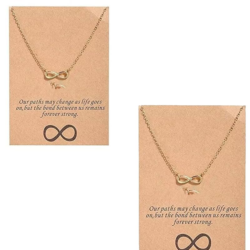 See full amazon price history chart for Oscar Pack of 2 Infinity friendship forever chain necklace Gold-plated Plated Alloy Chain || Infinity Pendant Chain Necklace || Charming Gold Plated Infinite || Infinity Pendant || Gold Plated Chain3 Oscar Pack of 2 Infinity friendship forever chain necklace Gold-plated Plated Alloy Chain || Infinity Pendant Chain Necklace || Charming Gold Plated Infinite || Infinity Pendant || Gold Plated Chain3 (B0CZJPV1FT) Amazon Price History, Amazon Price Tracker