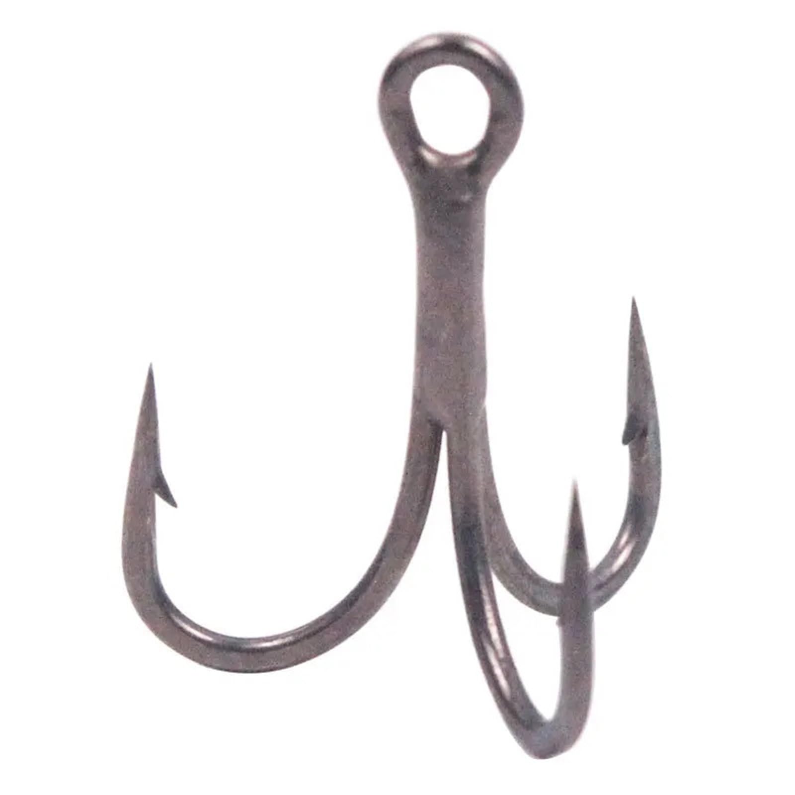 Anzuelos de Pesca 100 Uds anzuelos triples 14# 12# 10# 8# 6# 4# 2# Pesca Suave